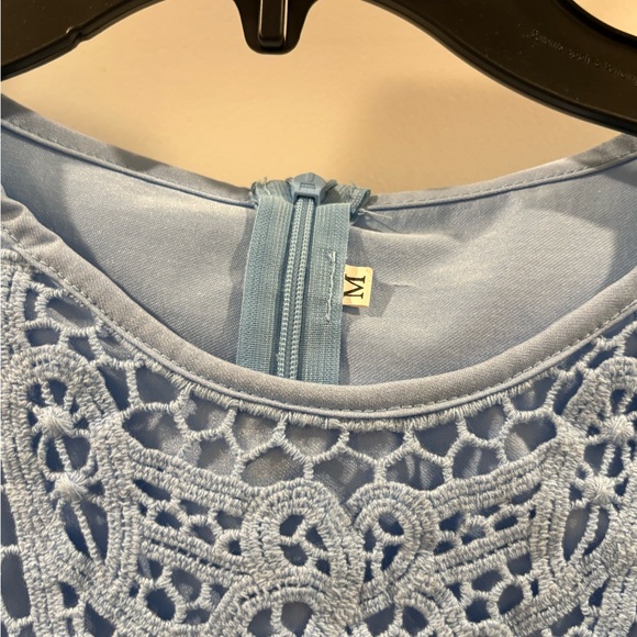 Amazon Light Blue Ruffled Jumpsuit - Picture 2 of 3